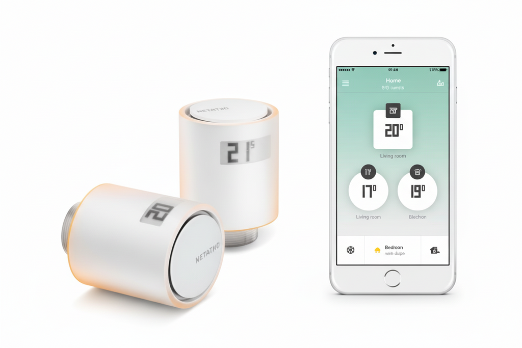 Netatmo Thermostatic Valves/3 darab/okos radiátor szelep csomag (NBU-NAV-EU)-0