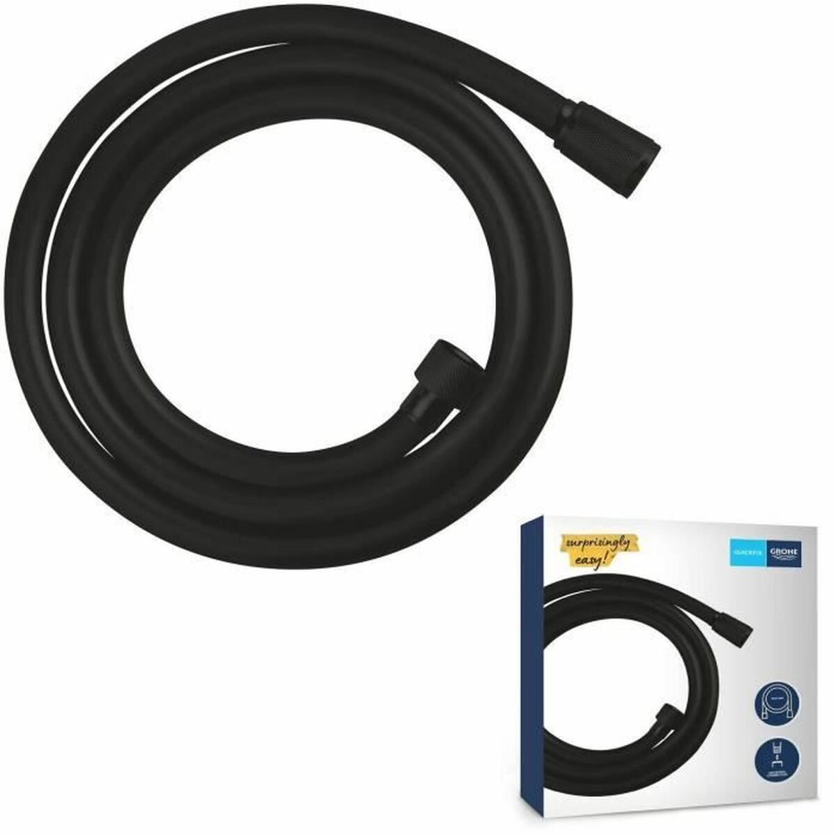 Shower Rose Grohe Black-4