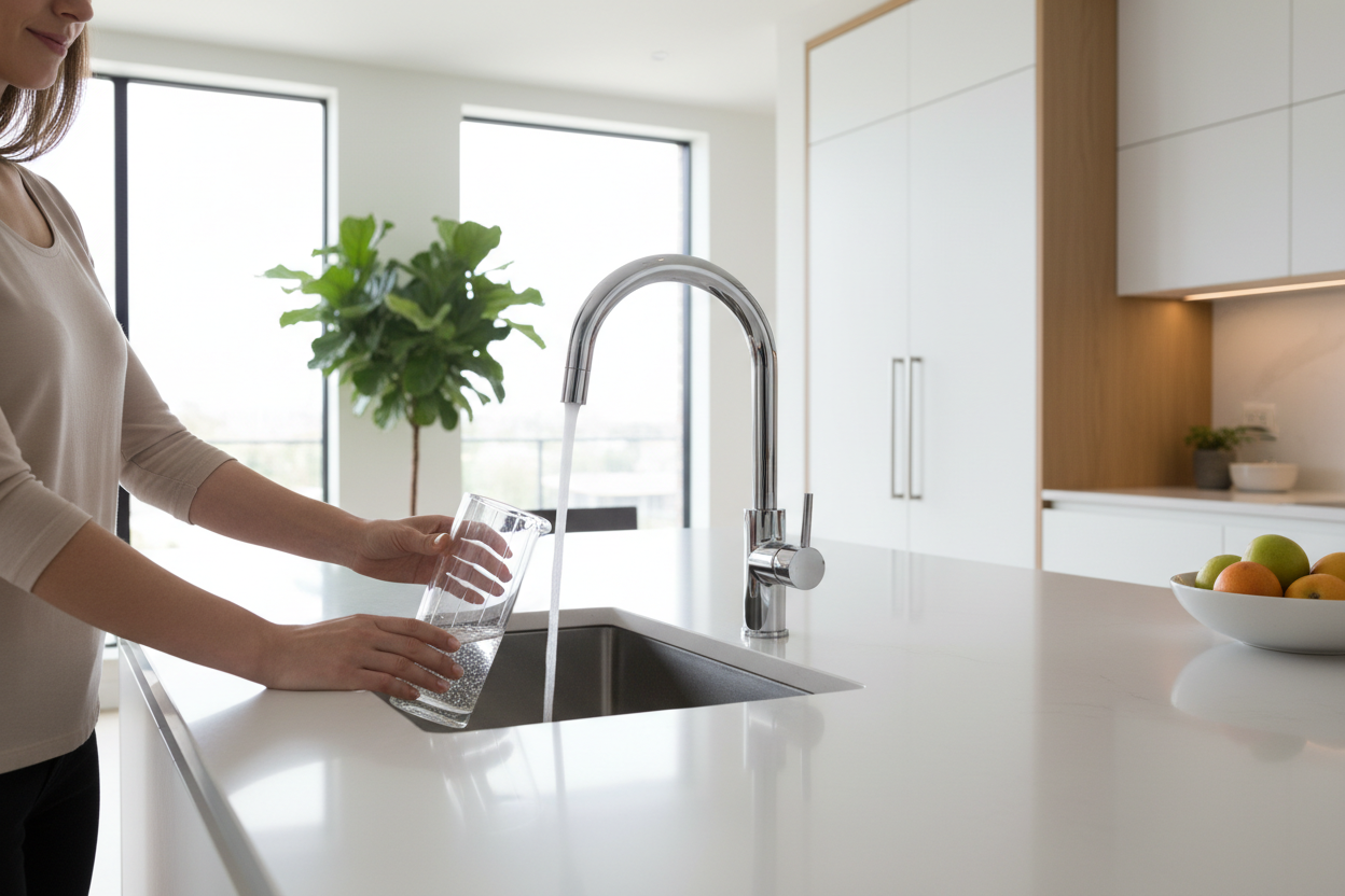 Miscelatore Grohe installato in cucina moderna