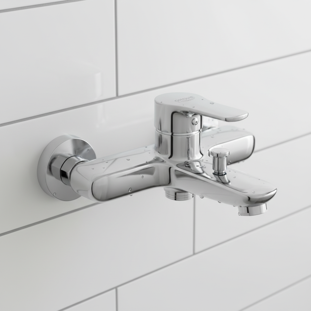 Miscelatore doccia Grohe Start cromato installato