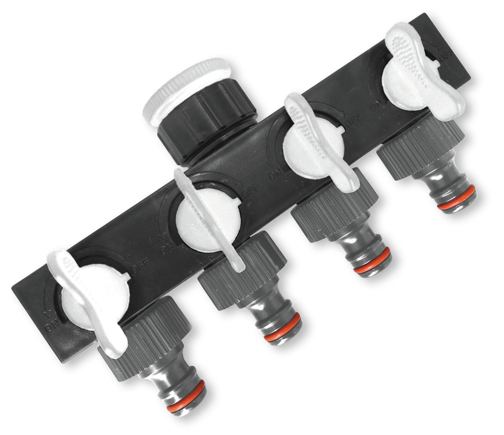 4-Way Splitter with Valves WL-3